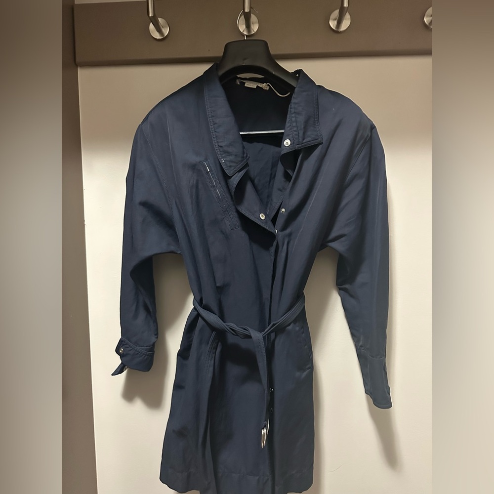 Stella McCartney Navy Trench Coat